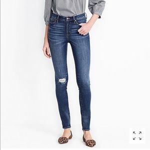NWT Jcrew skinny jeans high rise size 28